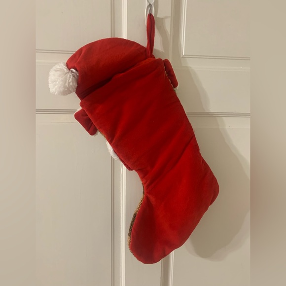 Christmas Cat Latch Hook Needwork Stocking - Picture 2 of 3